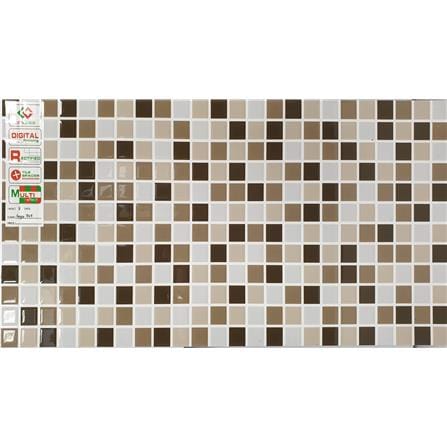 CITIGRES WALLTILE 30X60CM HIDRA WHITE MOSAIC BROWN 1.44M2