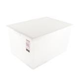 STACKABLE STORAGE BOX WITH LID STACKO 5225 60L 40.9X59X32.8CM WHITE