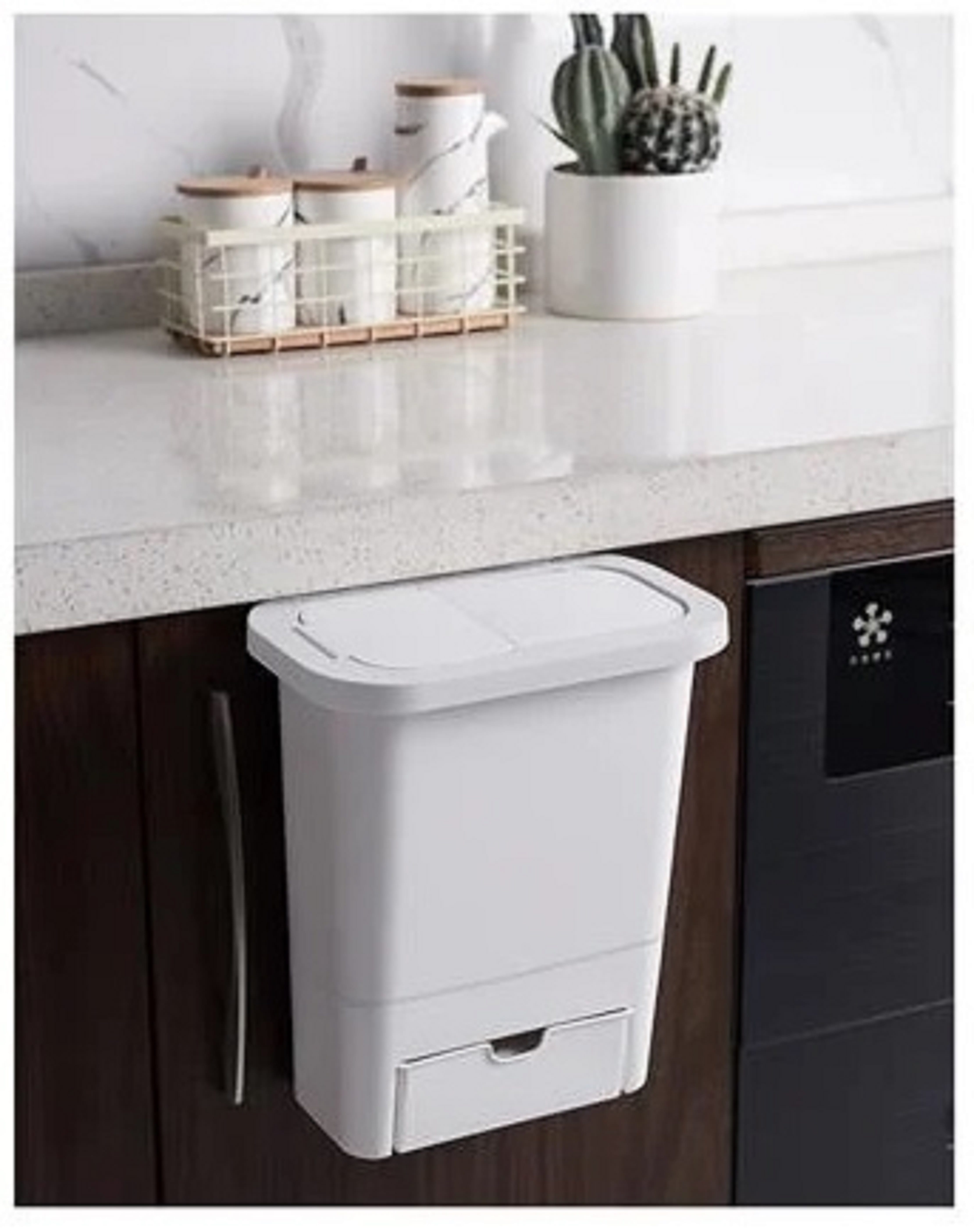 HANGING TRASH GOMI 7L WHITE