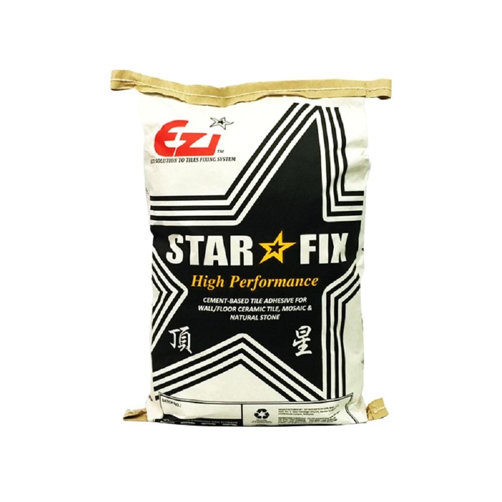 EZI TILE ADHESIVE STAR FIX C1T GREY 20KG