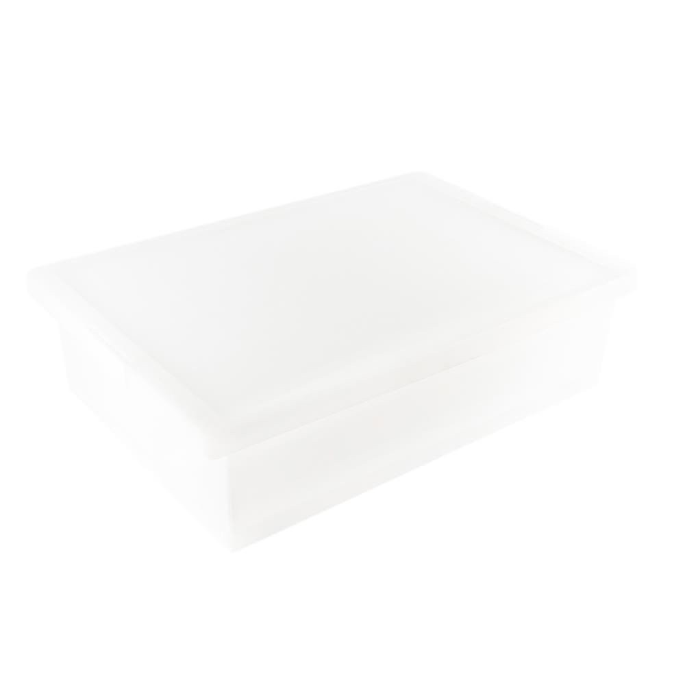 STACKABLE STORAGE BOX WITH LID STACKO 5224 28L 40.9X59X16.6CM WHITE