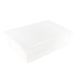 STACKABLE STORAGE BOX WITH LID STACKO 5224 28L 40.9X59X16.6CM WHITE
