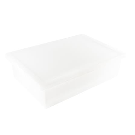 STACKABLE STORAGE BOX WITH LID STACKO 5224 28L 40.9X59X16.6CM WHITE