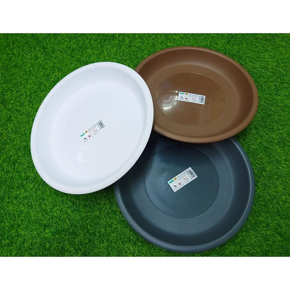 BABA POT SAUCER  911 23.4X23.4X2.9CM WHITE