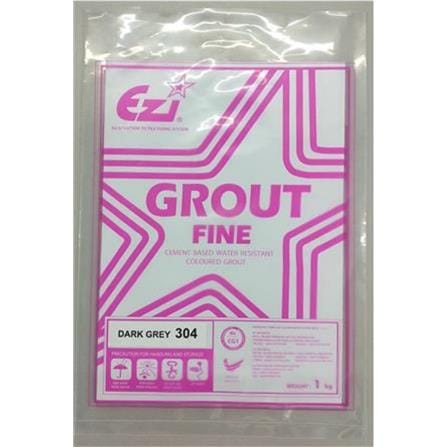 EZI GROUT TILES JOINT POWDER 304 DARK GREY 1KG