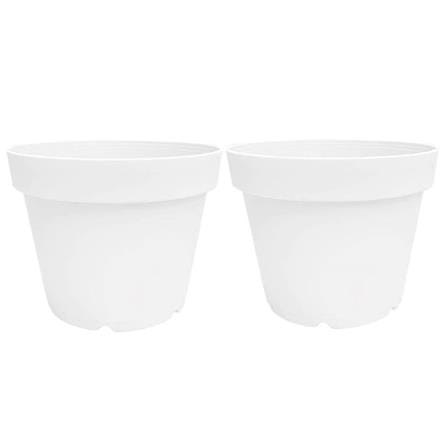BABA BIO ROUND POT  TN-3450-A WHITE