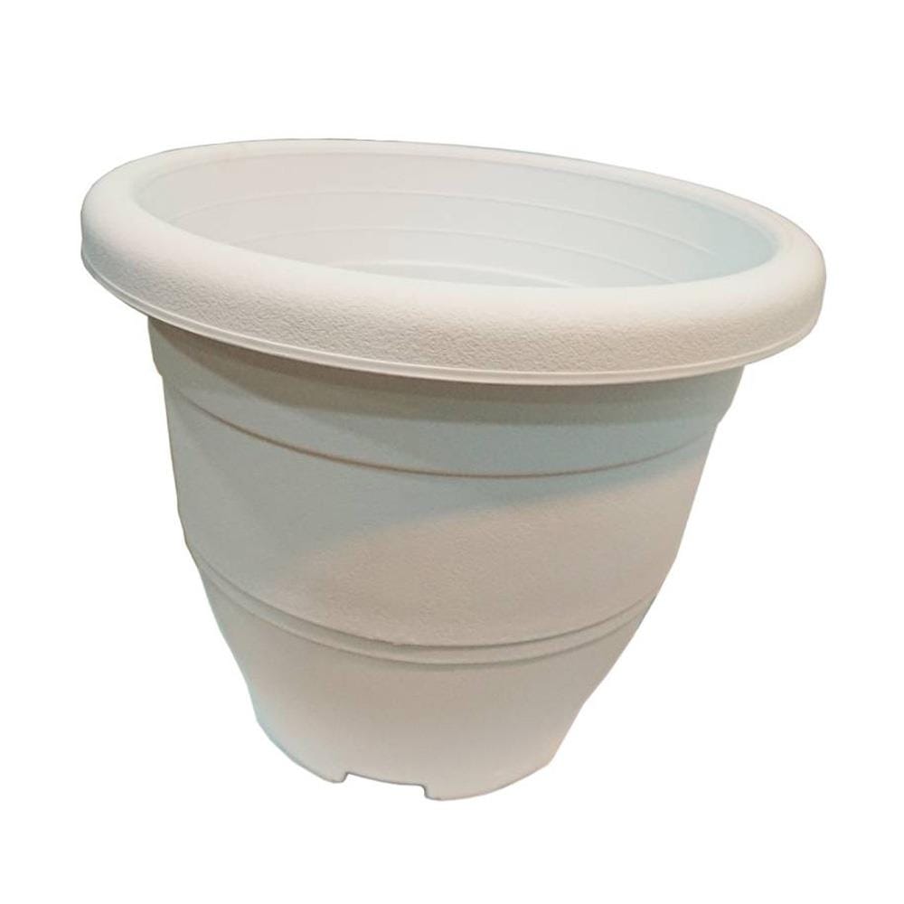 Baba Flower Pot Bio Round EG392 White
