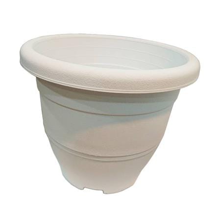 Baba Flower Pot Bio Round EG392 White