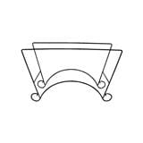 BABA WT-50 PLANTER BOX IRON STAND