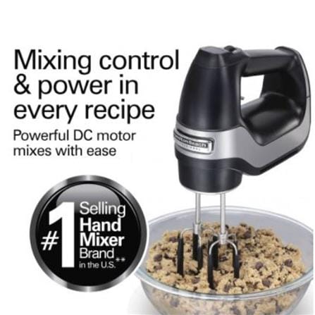 HAMILTON BEACH HAND MIXER 62655-SAU 200W 7 SPEED