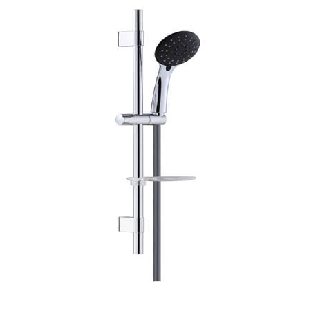 RUBI SHOWER HEATER NON PUMP WITH HAND SHOWER S700N-CTG TITANIUM GREY (CHROME ACCESSORIES SHOWER SET)