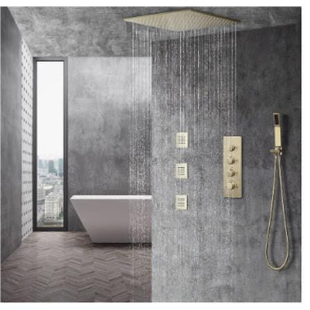MODERN DEPOT SHOWER HEAD 20CM RSF-805Q-GUN METAL (H9XW40XD20 CM)