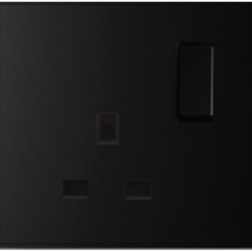SIMON 13A 1GANG SWITCH SOCKET 721382-26
