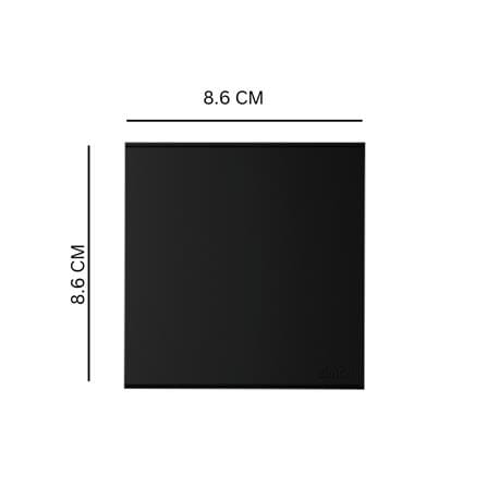 SWITCH 16A 1GANG 1WAY SIMON E6 721011-26 BLACK