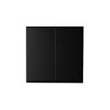 SWITCH 16A 2GANG 1WAY SIMON E6 721021-26 BLACK