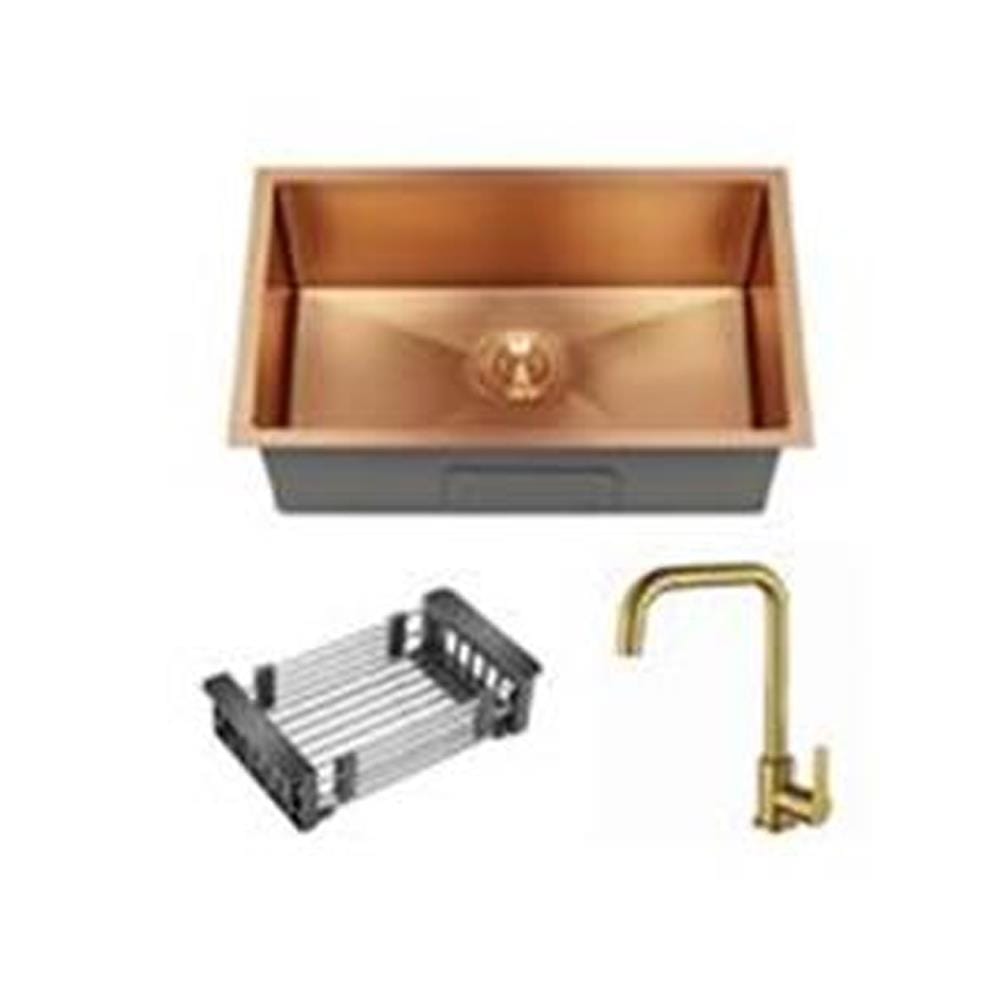 CABANA BUILT-IN UNDERMOUNT SINK 1BOWL GOLD CKS7606 60CM