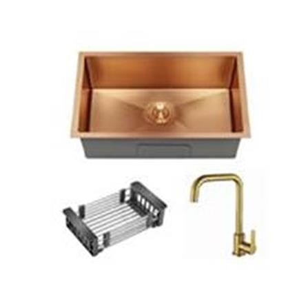 CABANA BUILT-IN UNDERMOUNT SINK 1BOWL GOLD CKS7606 60CM
