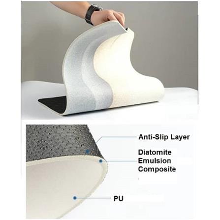 COSSY PLUS DIATOMITE MAT CP-P4-MBWH-M 60X39CM