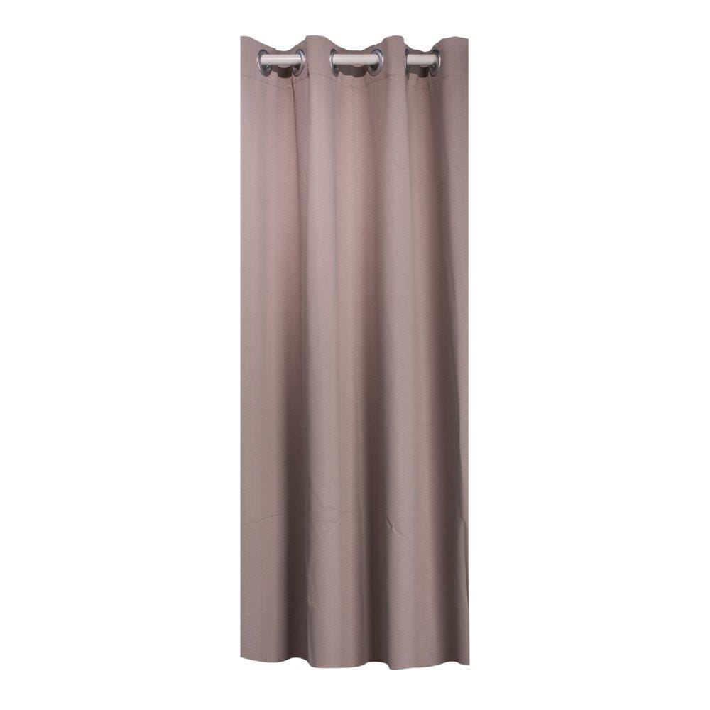 HLS ZAFA UV EYELET CURTAIN 130X220 DARK.BROWN