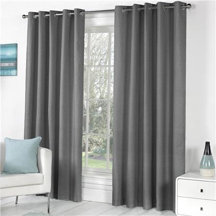 HLS CURTAIN EYELET ZAFA UV 130X180CM DARK BROWN