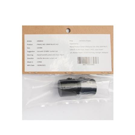 FINIALS HOME LIVING STYLE WD 19MM SILVER