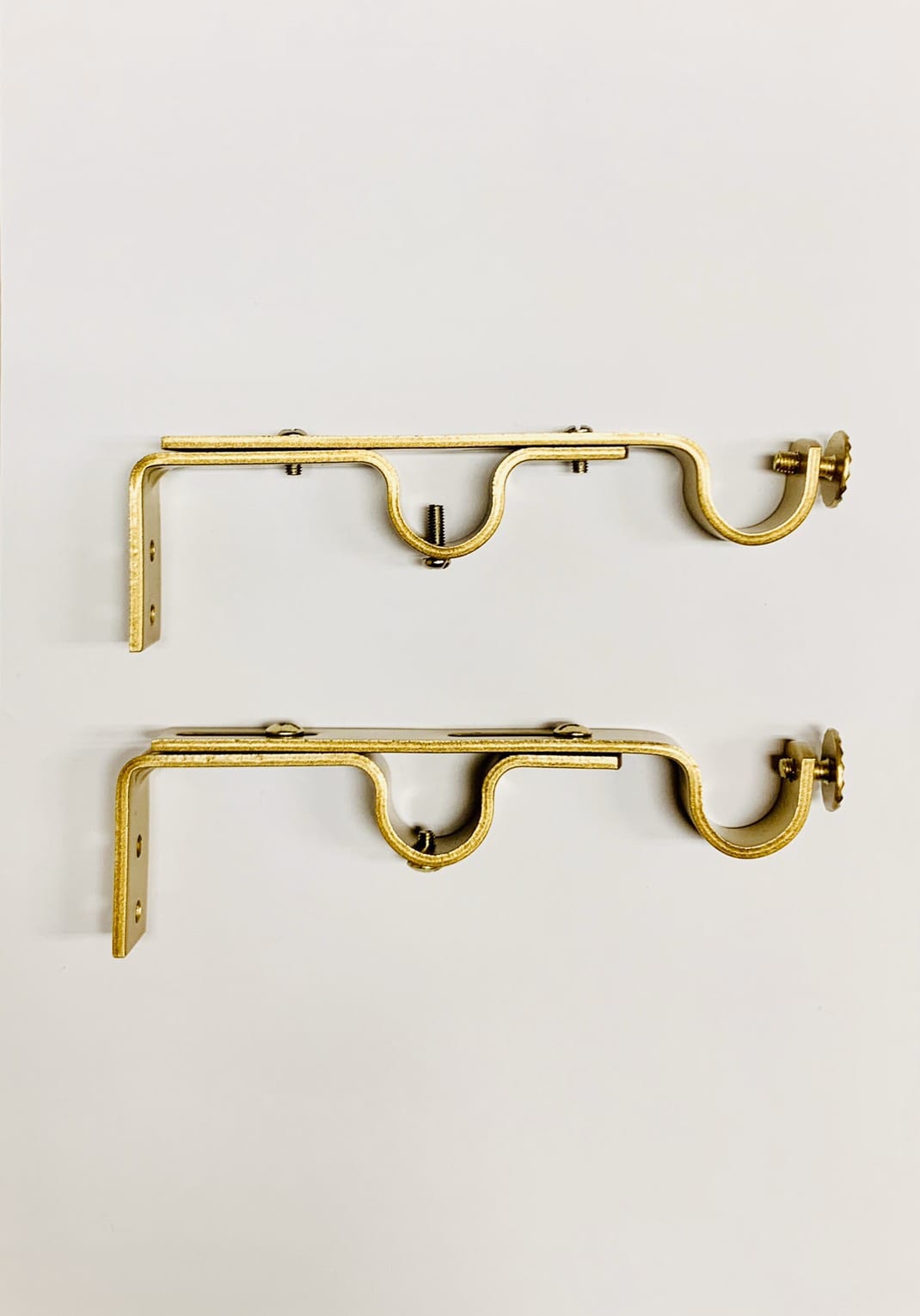 CURTAIN ROD BRACKET HOME LIVING STYLE 2-LAYER 19MM GOLD