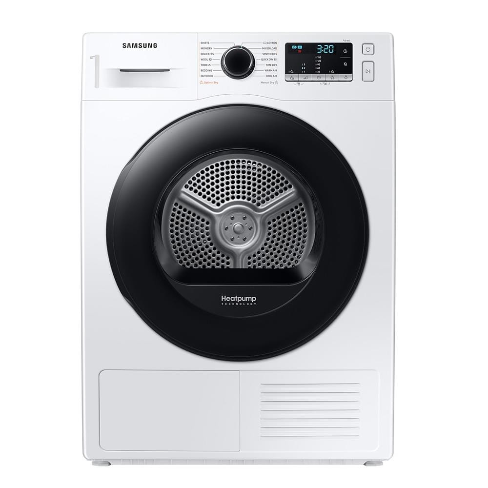 SAMSUNG FRONT LOAD DRYER DV80TA220AE/FQ 8KG WHITE