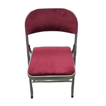 FURDINI CHAIR FAIR  VELVET- BURGUNDY W46.5xD78CM