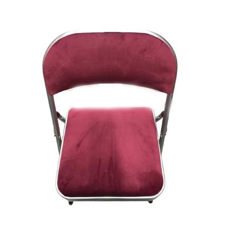 FURDINI CHAIR FAIR  VELVET- BURGUNDY W46.5xD78CM