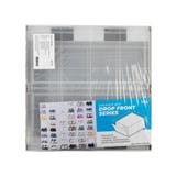 SHOE BOX STACKO MAGNETIC LOCK 28X37X18.3CM CLEAR