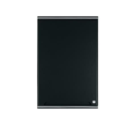KING ROCKA PLATINUM WALL CABINET CURVE 1 DOOR 45X67.8CM GREY
