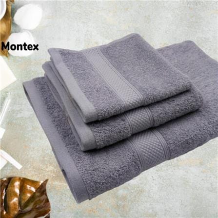 MONTEX QL HAND TOWEL USA COTTON 38 X 76CM AQUA BLUE