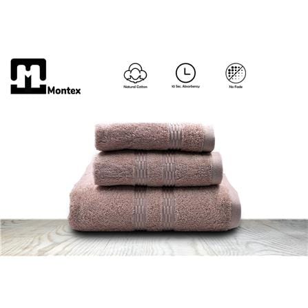 MONTEX SOFTY FACE TOWEL COTTON 33 X 33CM &ndash; DUSTY PINK