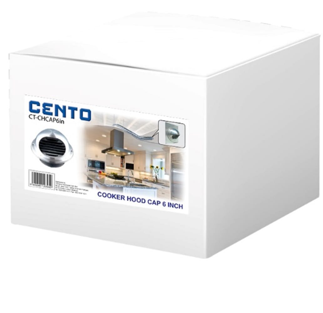 CENTO HOOD CAP STAINLESS STEEL HOM-CTDUCTCAP 6INCH