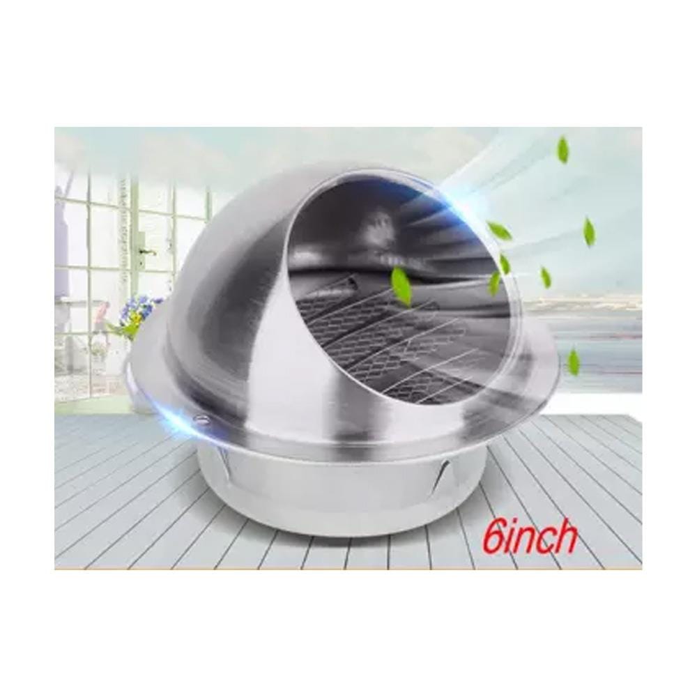 CENTO HOOD CAP STAINLESS STEEL HOM-CTDUCTCAP 6INCH