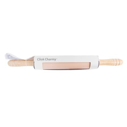 SILICONE ROLLING PIN COOK CHARMY 48CM BEIGE