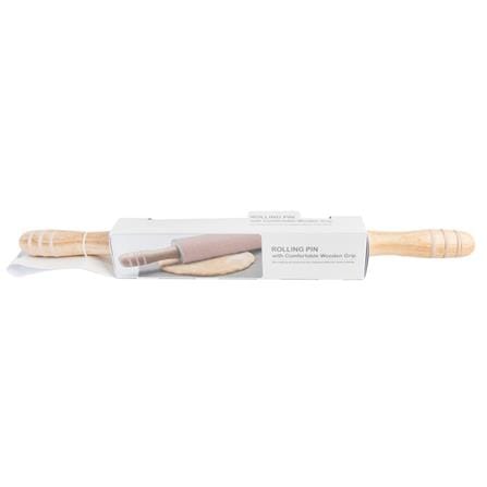 SILICONE ROLLING PIN COOK CHARMY 48CM BEIGE