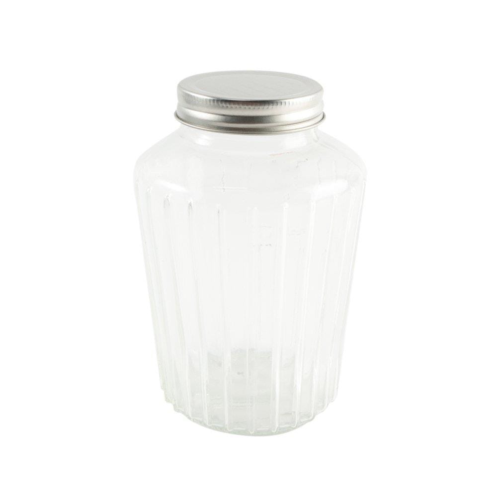 GLASS CANISTER US JAR 1L