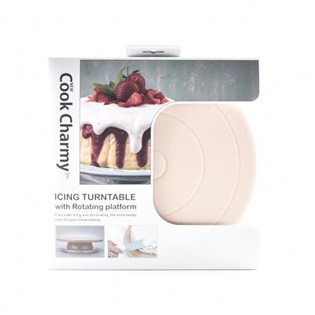 CHARMY CAKE ICING TURNABLE COOK CHARMY BEIGE