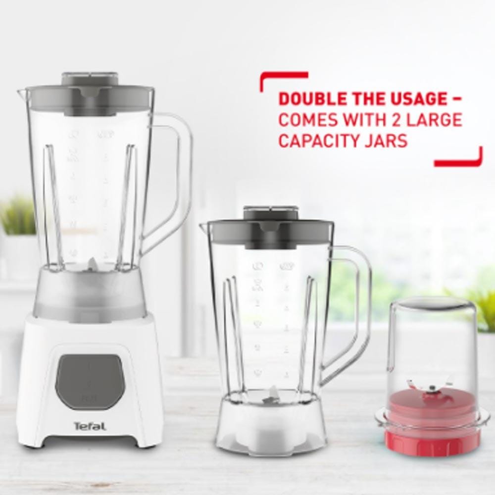 TEFAL BLENDER BLENDEO UNO 2 JAR BL2B41 450W 1.5L WITH GRINDER