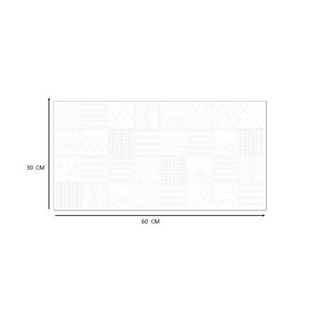 DURAGRES WALLTILE 20X40CM SPEARE WHITE 0.96M2
