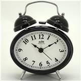 ECHT 3" ALUMINIUM DIAL SILENT METAL ALARM CLOCK WITH BACKLIGHT E619