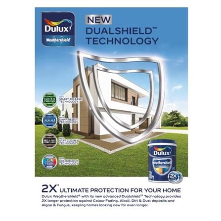 DULUX WEATHERSHIELD 2X 5L BASE C EXTERIOR-PAINT
