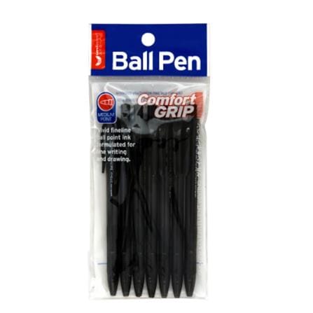 UNICORN UBP-318R-7S BALL PEN BLACK 7 PIECES