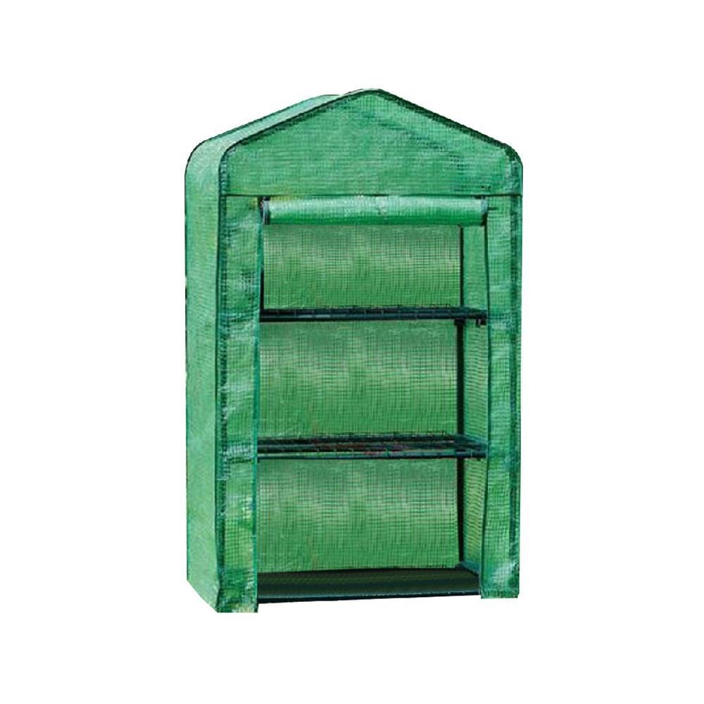 GREENHOUSE SPRING GH-003 3-TIER WITH COVER GREEN