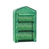 GREENHOUSE SPRING GH-003 3-TIER WITH COVER GREEN