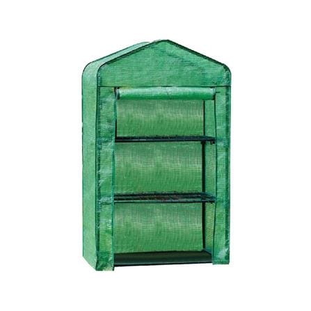 GREENHOUSE SPRING GH-003 3-TIER WITH COVER GREEN