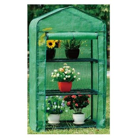 GREENHOUSE SPRING GH-003 3-TIER WITH COVER GREEN
