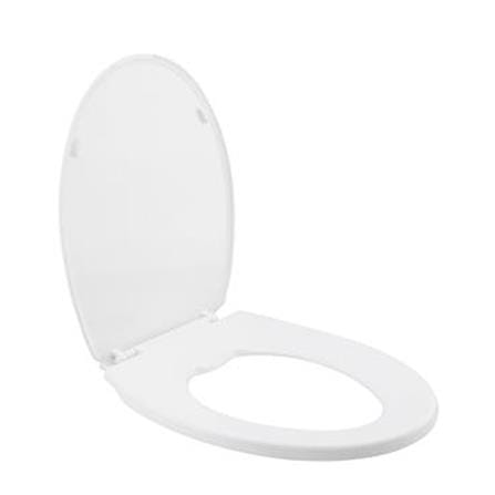 WATERTEC PLASTIC TOILET SEAT FTS-001011-1TK WHITE H45XW36XD3 CM