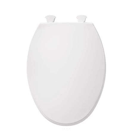 WATERTEC PLASTIC TOILET SEAT FTS-001011-1TK WHITE H45XW36XD3 CM